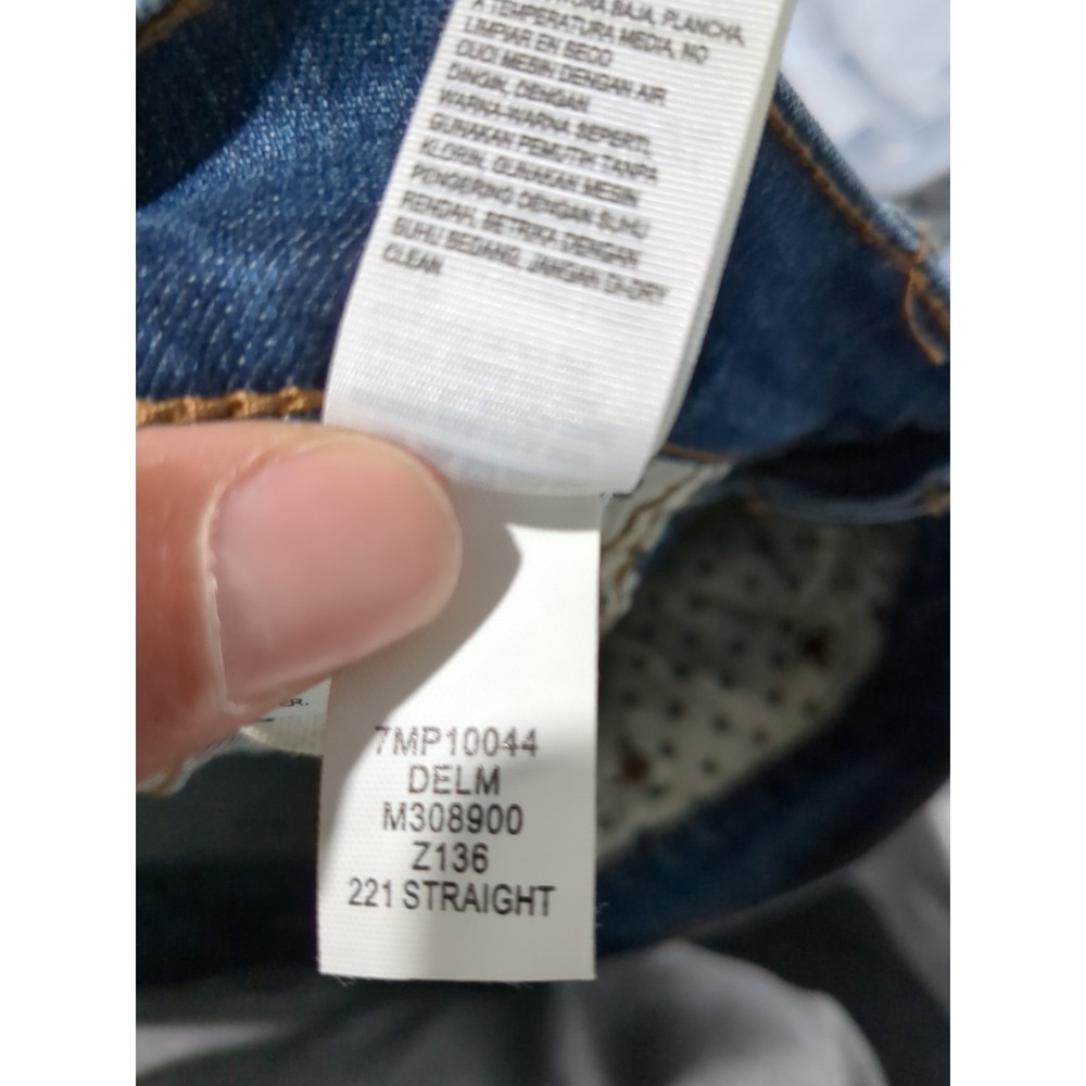 NWOT Lucky Brand Jeans Mens 221 Straight (Measures 35x28) Medium Wash Jeans Read - Picture 14 of 15